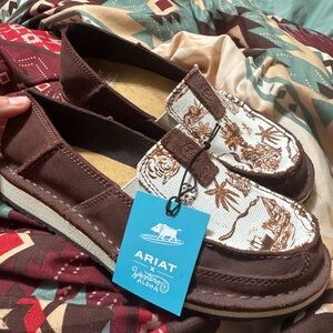 Ariat Tropical Brown and Cream Loafers